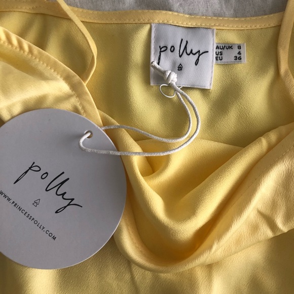 Pastel Yellow Slip Dress💛 - Picture 2 of 3